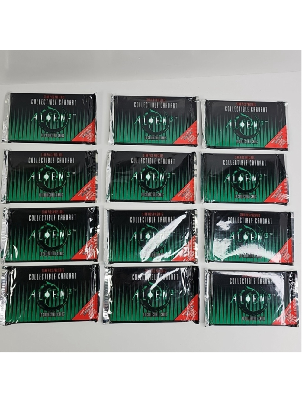 12 Packs 1992 Star Pics - Alien 3 Vintage Sealed Trading Cards 120 Cards: SEALED